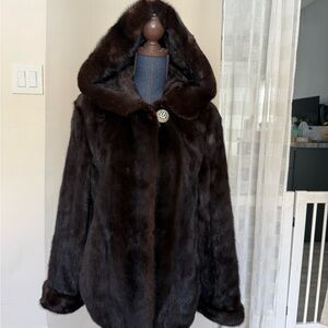 Luxurious Chocolate Mink Coat